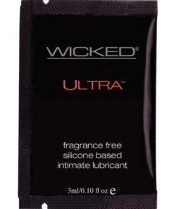 Wicked Sensual Care Ultra Silicone Based Lubricant - .1 oz Fragrance Free