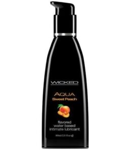 Wicked Sensual Care Waterbased Lubricant - 2 oz Sweet Peach