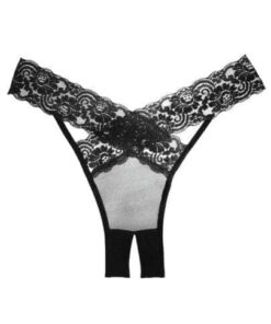 Adore Sheer & Lace Desire Panty Black O/S