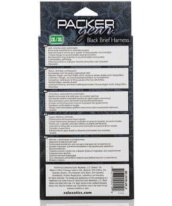 Packer Gear Brief Harness 2XL/3XL - Black