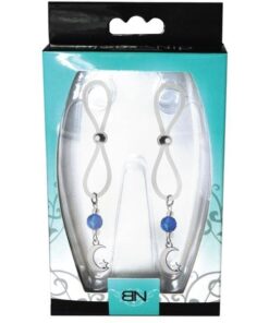 Bijoux de Nip Nipple Halos Moon & Star Charm - Blue/Clear