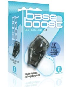 The 9's Base Boost Cock & Balls Sleeve - Black