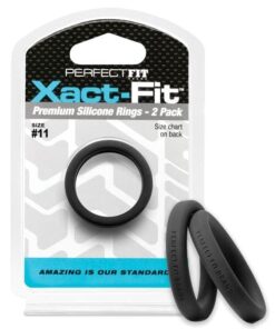 Perfect Fit Xact Fit #11 - Black Pack of 2