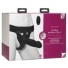 Body Extensions Be Naughty Vibrating 4 Piece Strap On Set - Black