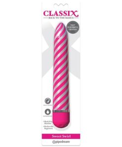 Classix Sweet Swirl Vibrator - Pink