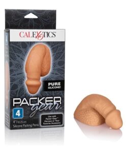 Packer Gear 4" Silicone Packing Penis - Tan