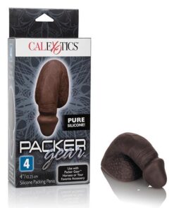 Packer Gear 4" Silicone Packing Penis - Black