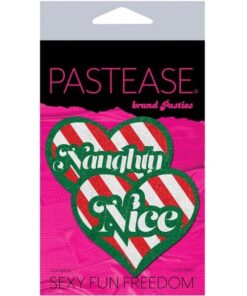 Pastease Naughty/Nice Candy Canes Heart - Multicolors O/S