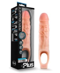 Blush Performance Plus 9" Silicone Cock Sheath Penis Extender - Flesh