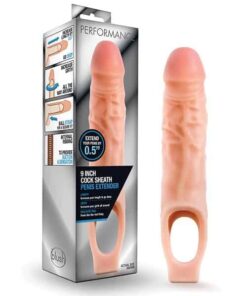 Blush Performance 9" Cock Sheath Penis Extender - Flesh