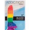 Addiction Justin 8" Dildo - Rainbow