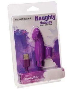 Naughty Nubbies Rechargeable - Purple