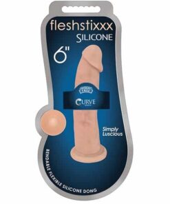 Curve Novelties Fleshstixxx 6" Dildo - Flesh