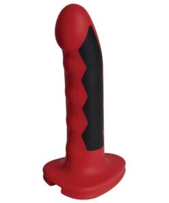 ElectraStim Silicone Fusion Komodo Dildo - Red/Black