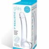 Glas 7" Realistic Curved Glass G-Spot Dildo