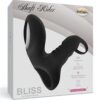 Bliss Shaft Rider Vibrating Cock Ring Sleeve - Black