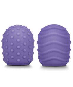 Le Wand Petite Pack of 2 Silicone Texture Covers - Violet