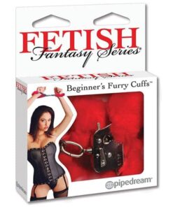 Fetish Fantasy Series Beginner's Furry Cuffs - Red