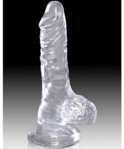 King Cock Clear 4" Cock w/Balls