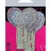 Pastease Tassel Glitter Heart - Silver O/S