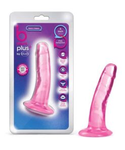 Blush B Yours Plus 5.5" Hard n' Happy Dildo - Pink