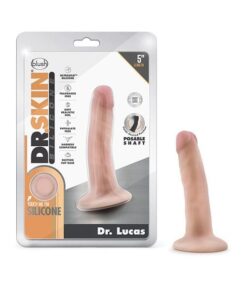 Blush Dr. Skin Silicone Dr. Lucas 5.5" Dildo - Vanilla