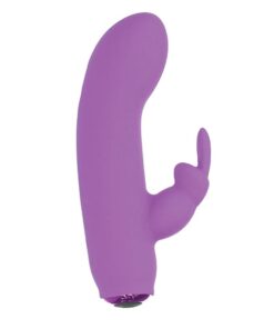 Alice's Bunny Rechargeable Bullet w/Rabbit Sleeve - 10 Functions Purple