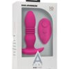 A Play Rise Rechargeable Silicone Anal Plug w/Remote - Pink