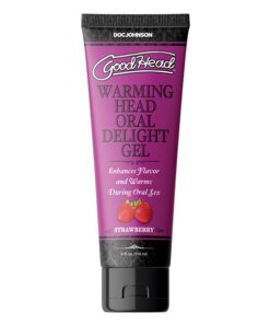 GoodHead Warming Oral Delight Gel - 4 oz Strawberry