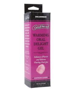 GoodHead Warming Oral Delight Gel - 4 oz Cotton Candy