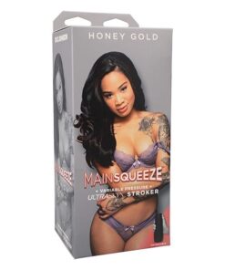 Main Squeeze Pussy Stroker - Honey Gold