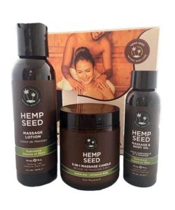 Earthly Body Hemp Seed Massage in a Box - Asst. Guauvalava