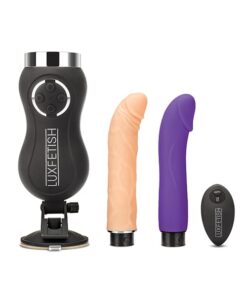 Lux Fetish Rechargeable Thrusting Compact Sex Machine w/Remote