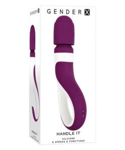 Gender X Handle It Wand - Purple/White