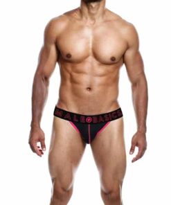 Male Basics Neon Jockstrap Coral SM