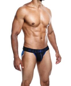 Male Basics Neon Jockstrap Royal LG