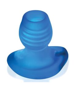 Oxballs Glowhole 2 Hollow Buttplug w/LED Insert Large - Blue Morph