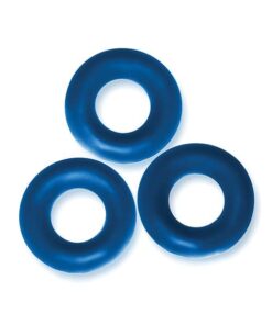 Oxballs Fat Willy 3 Pack Jumbo Cock Rings - Space Blue