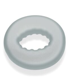 Oxballs Axis Rib Griphold Cockring - Clear Ice