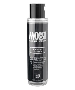 Moist Backdoor Formula Water-Based Personal Lubricant - 4.4oz