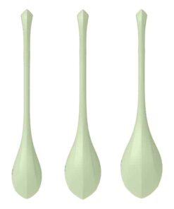 Satisfyer Yoni Power 2 Balls Training Set - Light Green