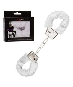 Playful Furry Cuffs - White