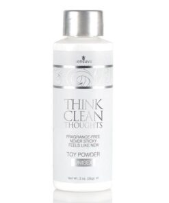 Sensuva Think Clean Thoughts Toy Powder - 2 oz Bottle