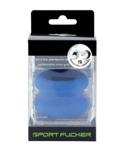 Sport Fucker Muscle Silicone Ball Stretcher - Blue