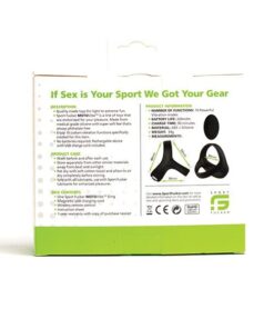 Sport Fucker Motovibe Sling Cockring w/Remote - Black