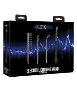 Shots Electroshock Lightning Wand - Black