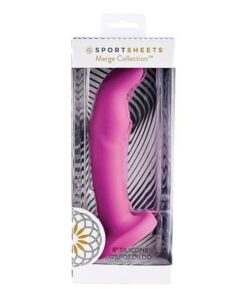 Sportsheets Tana 8" Silicone G Spot Dildo - Pink