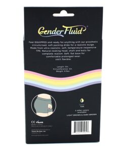 Gender Fluid 5" Equipped Soft Packer - Tan