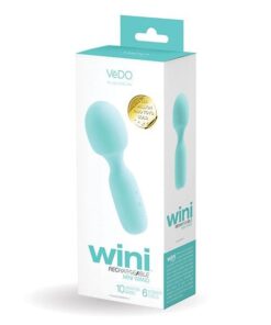 VeDo Wini Rechargeable Mini Wand - Tease Me Turquoise