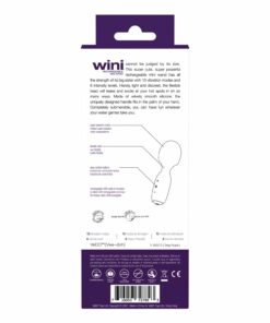 VeDo Wini Rechargeable Mini Wand - Deep Purple